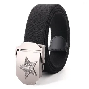 Riemen Canvas Outdoor Tactische Riem Voor Mannen Russische Stijl Automatische Gesp Hoge Kwaliteit Mannelijke Mode Militaire Leger Tailleband