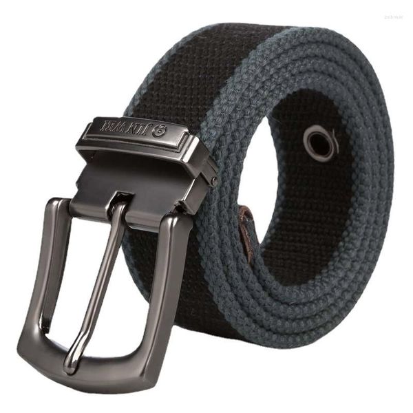 Cinturones lienzo pin hebilla cinturón tendencia de moda accesorios casuales accesorios girdle tácticas deportivas al aire libre entrenamiento de caza nylon
