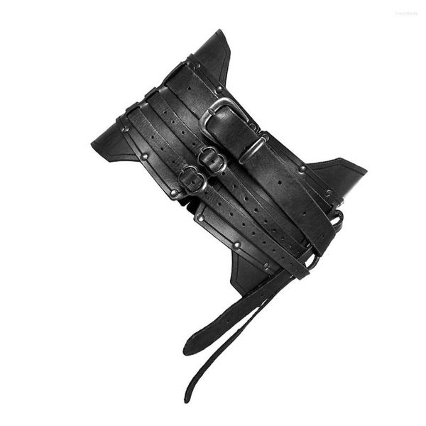 Cinturones Cinturón unisex de estilo medieval clásico con ancho ancho y correa resistente Trajes de disfraces para adultos Armadura Caballero pirata