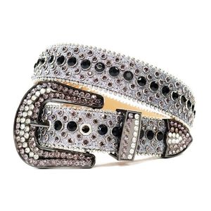 Ceintures Cowgirl Cowboy cristal strass mode luxe sangle diamant clouté ceinture pour femmes hommes large boucle Jeans2519