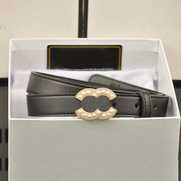 cinturones cinturón de diseñador cinturón de lujo para mujer cinturón para hombre hebilla de aguja clásica cabeza de hebilla de oro con lleno de perlas ancho 2.3 cm tamaño 95-115 cm Nueva tendencia de moda