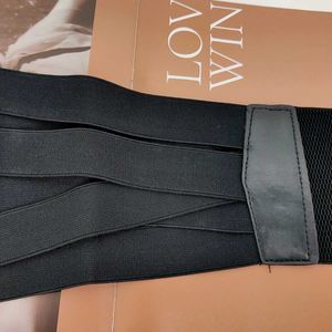 Ceintures de concepteurs pour femmes marque de luxe de haute qualité plus taille élastique corset noir ceinture femelle stretch stretch cummerbunds gros