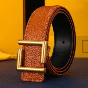 riemen Designer Luxurys Belt solide kleur voor mannen Vintage Pin Naald gesp gordels 2Colors Breedte 3,8 cm Maat 105-125cm Simplicity Casual Fashion erg leuk