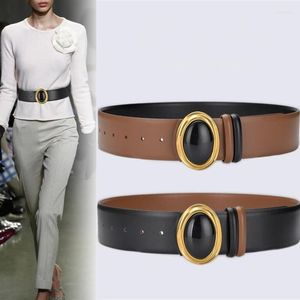 Cinturones de diseñador para mujer, cinturón de lujo con incrustaciones de gemas de cuero genuino, vestido decorativo de colocación de moda con gabardina en la cintura