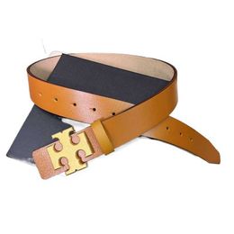 Cinturones Diseñador Mujeres Cinturones para hombre Cinturón de lujo de cuero genuino Cinturones dorados para mujer Cinturón clásico de piel de vaca de dos capas Cintura Ceinture 5 colores IFNQ