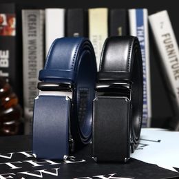 Riemen DOOPAI merk lederen riem topkwaliteit herenriem luxe designer lederen riemen voor mannen metalen automatische gesp mannelijke riemen 231128