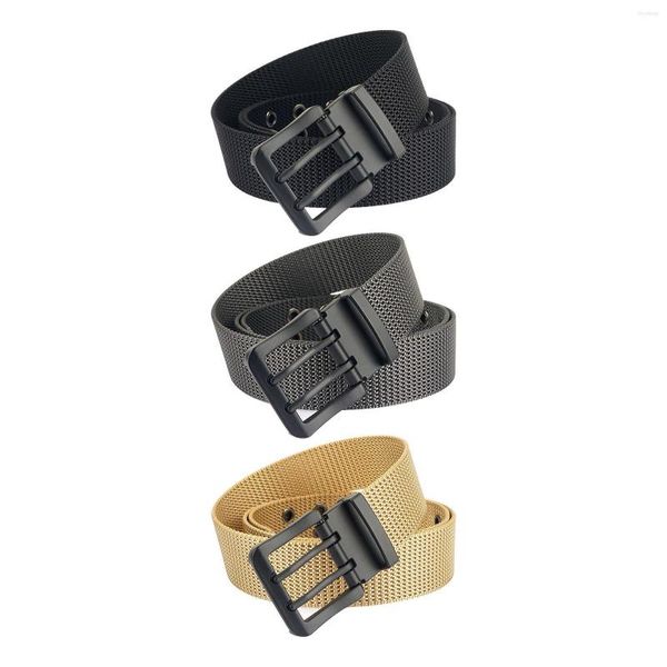 Ceintures Ceinture en nylon durable Ceinture réglable Taille Sangle confortable Hommes légers pour la course à pied Chasse Randonnée Cosplay Party