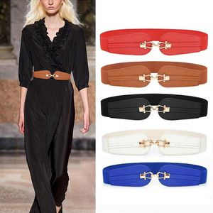 Ceintures ceinture élastique femmes taille femme facile Cummerbunds robe Cinturon Mujer ceinture 2021 concepteur Cintos Riem cuir noir