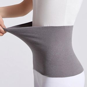 Ceintures en tissu de coton élastique unisexe, soutien thermique de la taille, ventre, pression arrière, vêtements intérieurs plus chauds, sac de stomie d'hiver