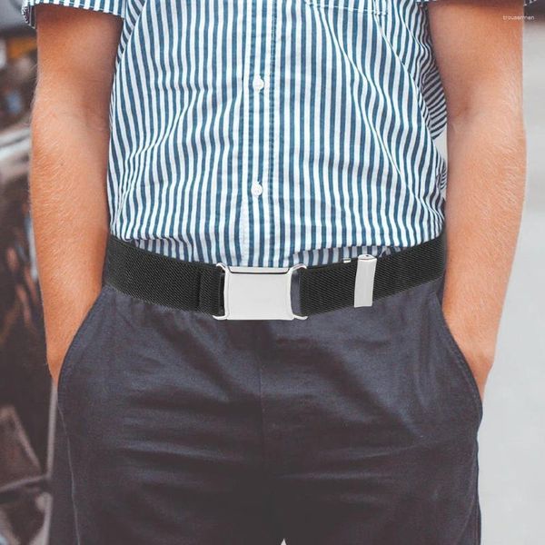 Ceintures pantalons élastiques ceinture ceinture pour fille garçon réglable enfants robe en Polyester