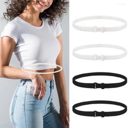 Riemen elastische tailleband buikwandcorrectie crop band set voor dames tops verstelbare banden shirt stijlvol