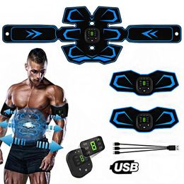 Ceintures Stimulateur musculaire abdominal électrique EMS TRACLER CEINTRALLE RECHARGAGE MASSAGE MASSAGE MUSPLE Stimulatrice Stimulateur de fitness Masseur