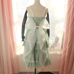 Ceintures élégantes faites à la main blanc grand arc queue robe queue tunique surjupe Lolita Design Original tout en forme