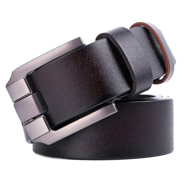 Ceintures marque de mode sangle mâle boucle ardillon fantaisie Vintage jean grand nom 100% cuir de vachette véritable pour hommes CommercialBelts