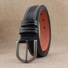 Cinturones Moda Clásico Hebilla de aleación Diseño de cinturón ancho para mujer Jeans casuales de alta calidad
