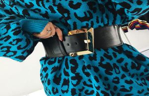 Ceinture de model ceinture plus taille plus taille pour les femmes taille élastique Cummerbund noir