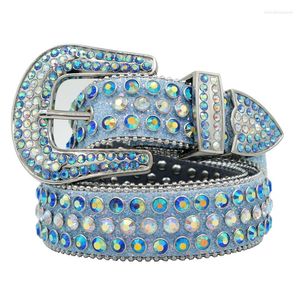 Ceintures mode Cowboy Cowgirl Western Cinto diamant concepteur large boucle hommes ceinture pour femmes haute qualité sangle jean ceinture