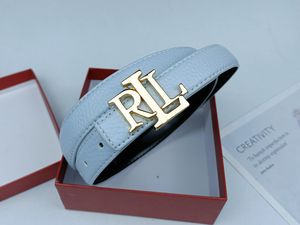 Ceintures de mode Rll ceintures de luxe Brande en cuir authentique pour femmes Gold Silver Buckle Largeur de 2,5 cm 16 styles de très qualité