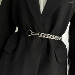 Riemen Mode Luxe Design Casual Slim Fit Gouden Kettingriem Broekjurk Metalen tailleband Taille buikbanden