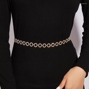 Ceintures Luxury Luxury Chaîne de taille pour femmes Vintage Body Bijoux Robe Decorations Chains