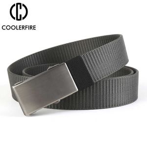 Ceintures mode nouvelles ceintures pour hommes toile haute qualité boucle en métal Nylon sangle ceintures décontracté loisirs sangle HB033 Z0228