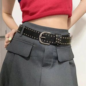 Ceintures Mode Pu Ceinture pour Femmes Hommes Alliage Boucle Taille Sangle Femme Fille Étudiant Jeans Robe Pantalon Décoratif Ceinture Accessoires