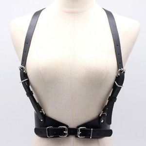 Riemen Mode Pu Lederen Lichaam Bondage Vrouwelijke Punk Stijl Harajuku O-Ring Jarretels Riem Kooi Beeldhouwen Harnas Tailleband riem Suspend297F