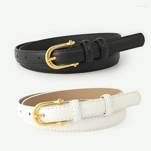 Ceintures Tendance De La Mode Femmes Ceinture Mince Simple Polyvalent Personnalité Jeans Accessoires Ceinture Gothique Rétro Y2k Fille Pu Ceinture En Cuir