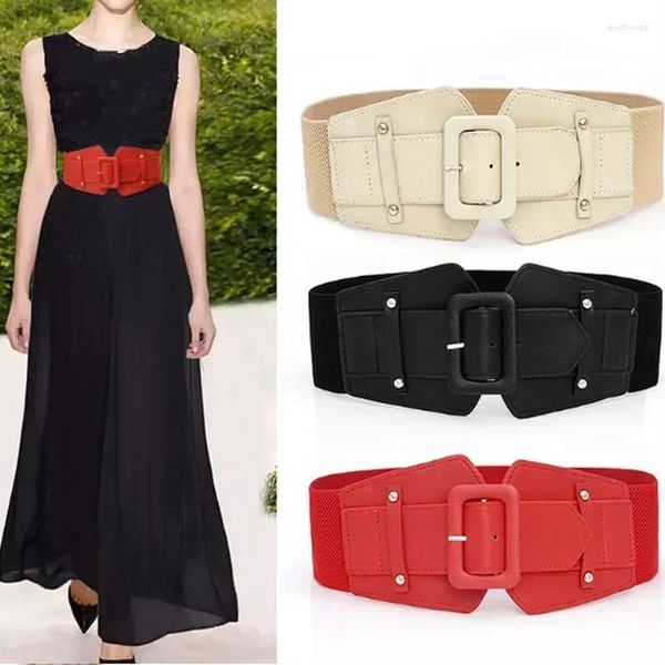 Celles de ceinture large taille élastique ceinture extensible girdlestrap pour femmes pour femmes vêtements coréenne boucle