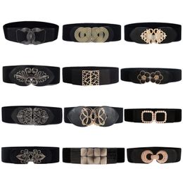 Ceintures Mode Femmes Large Taille Élastique Stretch Ceinture Cinch Ceinture Cummerband Grande Taille Filles Joint CeinturesCeintures