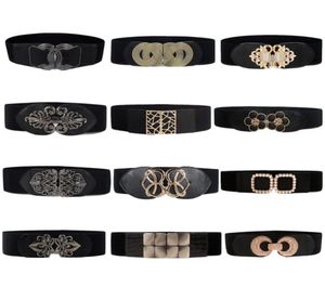 Riemen Mode Vrouwen Brede Taille Elastische Stretch Riem Cinch Tailleband Buikband Plus Size Meisjes Seal BeltsBelts9332276