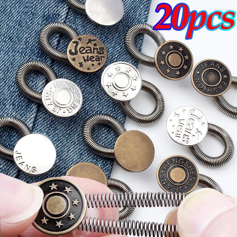 Belts Fastener Spring Metal Button Extender Pants Jeans Magic Scalable Free Sewing Adjustable Waist Expand Buckle Waistband Expanders