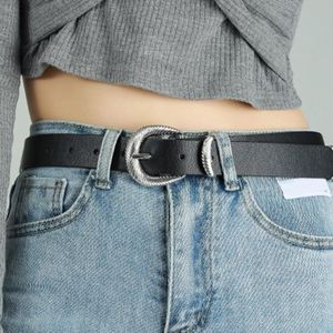 Riemen fixeren riem dames lederen modejurk met single tanden gesp voor damesBelttsbelts