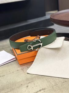 Gordels voor mannen Designer Belts Merk Luxe Double Buckle Belts Damesmode Lederen riemen voor mannen Classic Casual dubbelzijdige taillebanden voor vrouw Her12