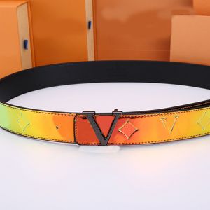 Ceintures pour femmes designer casual ceinture de luxe lettres boucle lisse cuir laser coloré 3,8 cm largeur ceinture luxe ceinture blanche ornement pour hommes vie quotidienne hg080