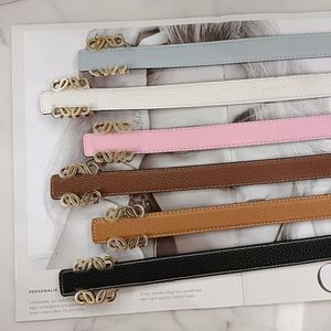 Cinturones para mujer, cinturón de lujo de cuero genuino de diseñador, cinturones de piel de vaca de alta calidad, pretina con hebilla de bronce, ancho de Cintura 2,5 CM