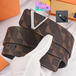 Ceintures pour femmes designer hommes en cuir véritable Uomini e donne ceinture homme luxe cintura uomo boucle lisse largeur 38mm ceinture d'affaires de luxe avec boîte