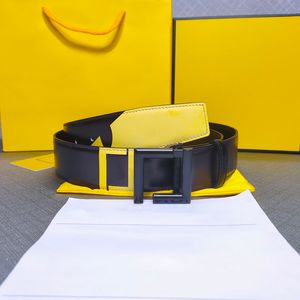 Cinturas para mujeres diseñador para hombre Cinta Cinura Ceinture Caja de cuero genuino de 3.8 cm Hebilla de moda 68JP2