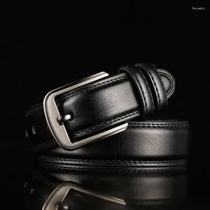 Ceintures véritable lumière luxe ceinture affaires hommes haut de gamme boucle ardillon classique rétro Design décontracté sauvage mode simple jean