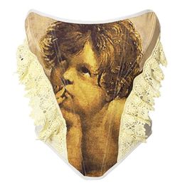 Cinturones Niñas Multisize Vintage Angel Pattern Top sin mangas Corset Bustier SuppliesBelts