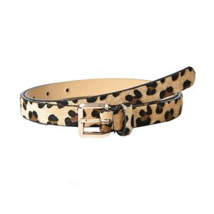 Riemen gouden gesp gordel voor vrouwen luipaard slang zebra patroon lederen dames jeans jurk dunne vrouwelijke tailleband