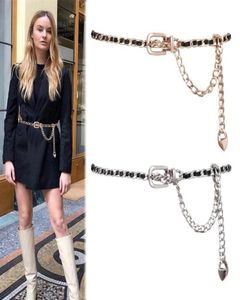 Riemen Gouden Ketting Riem Dames Jurk Pak Cumberbanden Jeans Broek Metaal Voor Vrouwen Hoge Kwaliteit Punk Femme Lange Tailleband245j4967870