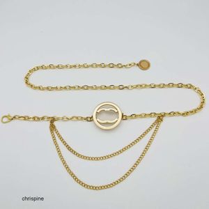 Cinturones Cinturón de cadena de oro Cadenas de cintura para mujer Nuevo diseñador Letras Accesorios Cinturones para mujer Faja Peic Pretina 5A