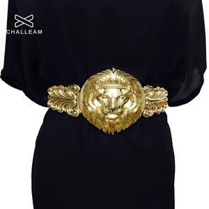Ceintures taille dorée mode femmes métal large ceinture femme marque de luxe concepteur dames ceinture élastique pour robe 108 231115