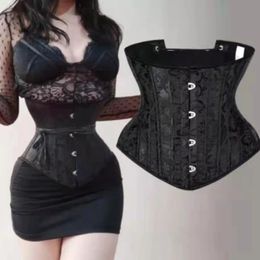 Ceintures Gothique Couleur Unie Soulevez La Taille Féminine Corset Large Ceinture En Spandex Femmes Mode Minceur Ceinture Corsets Réglables 231012