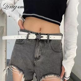 Belts INS Sexy Retro Belt For Women Kpop Minimalist Fashion Star Jeans Skirt Personalized Waistband Luxury Decoration Girl Gift