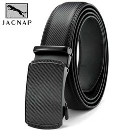 Ceintures JACNAIP vente chaude ceinture en cuir véritable pour hommes affaires et loisirs boucle en alliage automatique nouveau arrivé luxe YQ231026