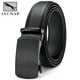 Ceintures JACNAIP vente ceinture en cuir véritable pour hommes affaires et loisirs boucle en alliage automatique arrivé luxe hommes ceintures 231201