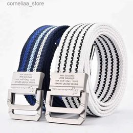 Ceintures JIFANPAUL nouvelle ceinture en toile ceinture tactique extérieure unisexe ceinture en toile de haute qualité ceinture de loisirs de luxe pour hommes Y240316