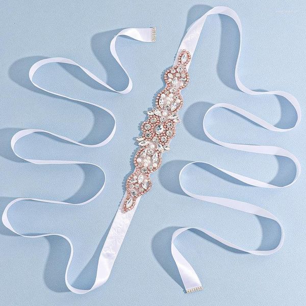 Ceintures JLZXSY Main Strass De Mariage Ceinture Brillant Cristal Ceinture De Mariée Ceinture Pour Demoiselle D'honneur Robe De Mariée